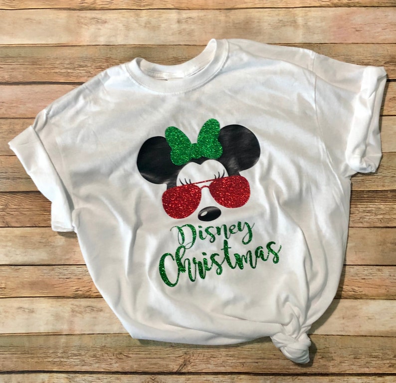 christmas themed disney shirts