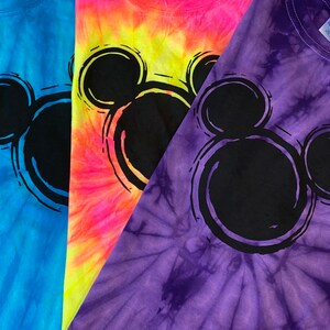 Disney Tie Dye Shirt 2022 Disney Family Shirts Disney Shirts Matching Family Shirts 2022 Disney Shirts, Tie Dye shirts image 3