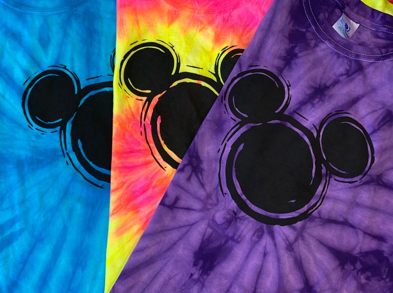 Disney Tie Dye Shirt 2022 Disney Family Shirts Disney Shirts Matching Family Shirts 2022 Disney Shirts, Tie Dye shirts image 3