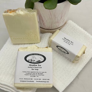 3oz Soap Bars Meadow Tea