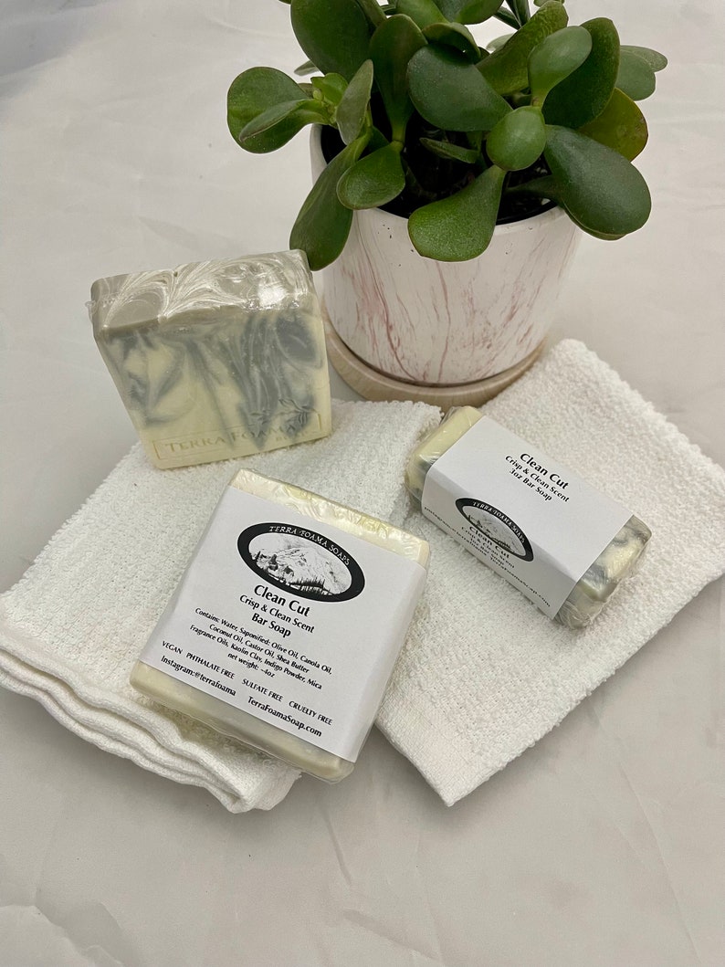 3oz Soap Bars Clean Cut