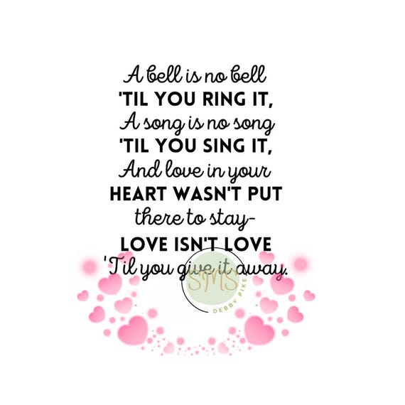 Inspirational Love Quote Art: SVG, PNG, JPG Download (8x10, 12x14