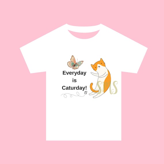 Kitty Love: Kids Pink Kitty Print Tops for Everyday Fun