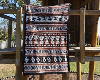 BOO!!!Licious Blanket, Crochet Blanket Pattern, blanket pattern, mosaic crochet blanket, crochet pattern, mosaic crochet, crochet pdf