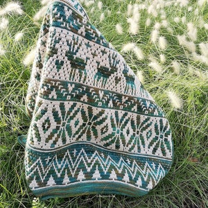 Magic Winter Blanket, Crochet Blanket Pattern, blanket pattern, mosaic crochet blanket, crochet pattern, mosaic crochet, crochet pdf, mosaic