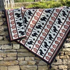 Too Cute to Spook Blanket, Halloween, Crochet Blanket Pattern, blanket pattern, mosaic crochet blanket, crochet pattern, mosaic crochet pdf