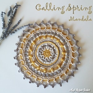 Crochet Pattern. Crochet Mandala Pattern. Mandala Pattern. Doily Pattern.Crochet Mandala.Instant Download PDF Crochet Pattern.Photo Tutorial