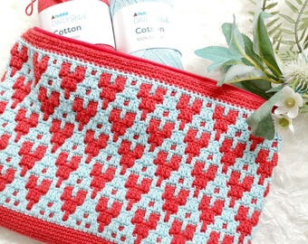 El amor está en el aire. Bolsita de ganchillo. Patrón de bolsita de ganchillo. Patrón de bolso tipo bolsita. Bolso de ganchillo mosaico. Patrón de ganchillo. Ganchillo mosaico. Patrón de ganchillo en PDF.