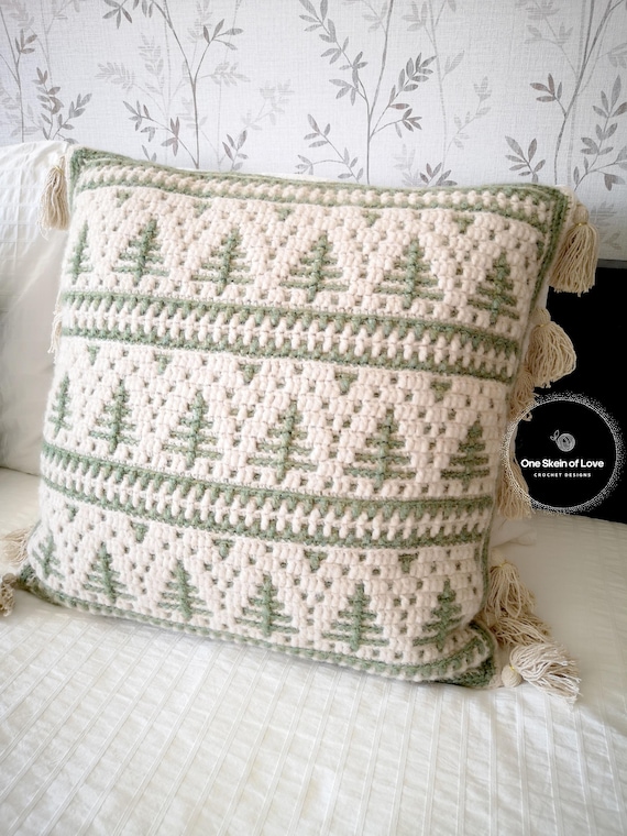 Winter Splash Panel, Crochet Panel Pattern, Cushion Pattern, mosaic crochet panel, crochet pattern, crochet mosaic tutorial, crochet pdf
