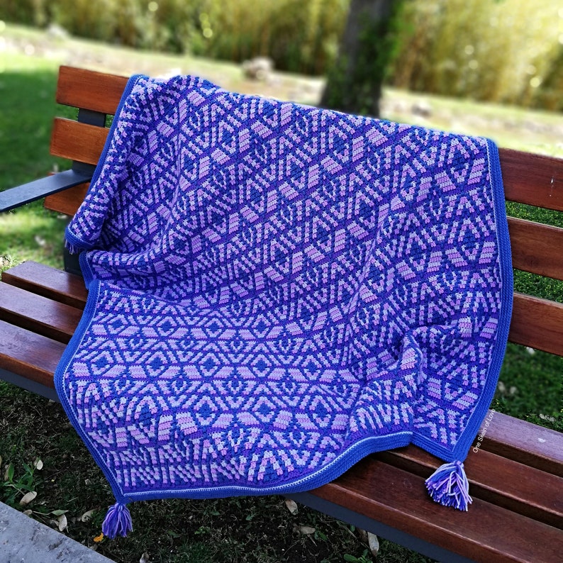 Gretchen Blanket Crochet Blanket Pattern Blanket Pattern Etsy