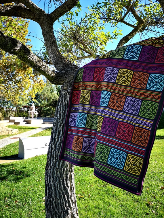 Etsy crochet blanket shop