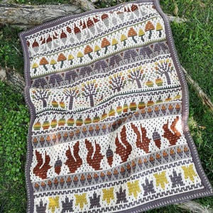 Fall Sweet Fall Pattern, Crochet Blanket Pattern, Mosaic crochet pattern, Blanket pattern,Mosaic crochet blanket,Crochet pattern,Crochet pdf