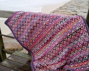 Scrumptious Blanket, Crochet Blanket Pattern, blanket pattern, mosaic crochet blanket, crochet pattern, mosaic crochet, crochet pdf,Tutorial