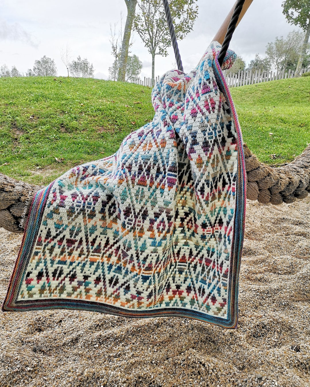 Tribalista Blanket Pattern, Crochet Blanket Pattern