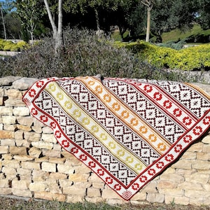 When Summer turns into Fall Blanket, Crochet Blanket Pattern, blanket pattern, mosaic crochet blanket, crochet pattern, mosaic crochet pdf