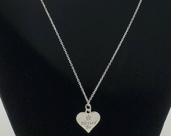 Blessed be heart necklace (please read description)