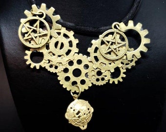 Steampunk princess necklace