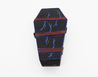 Small Lightening Coffin jewelry Box