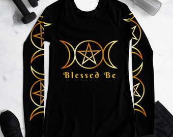 Blessed Be" Women's Rash Guard