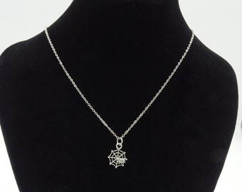 Small Spiderweb Necklace
