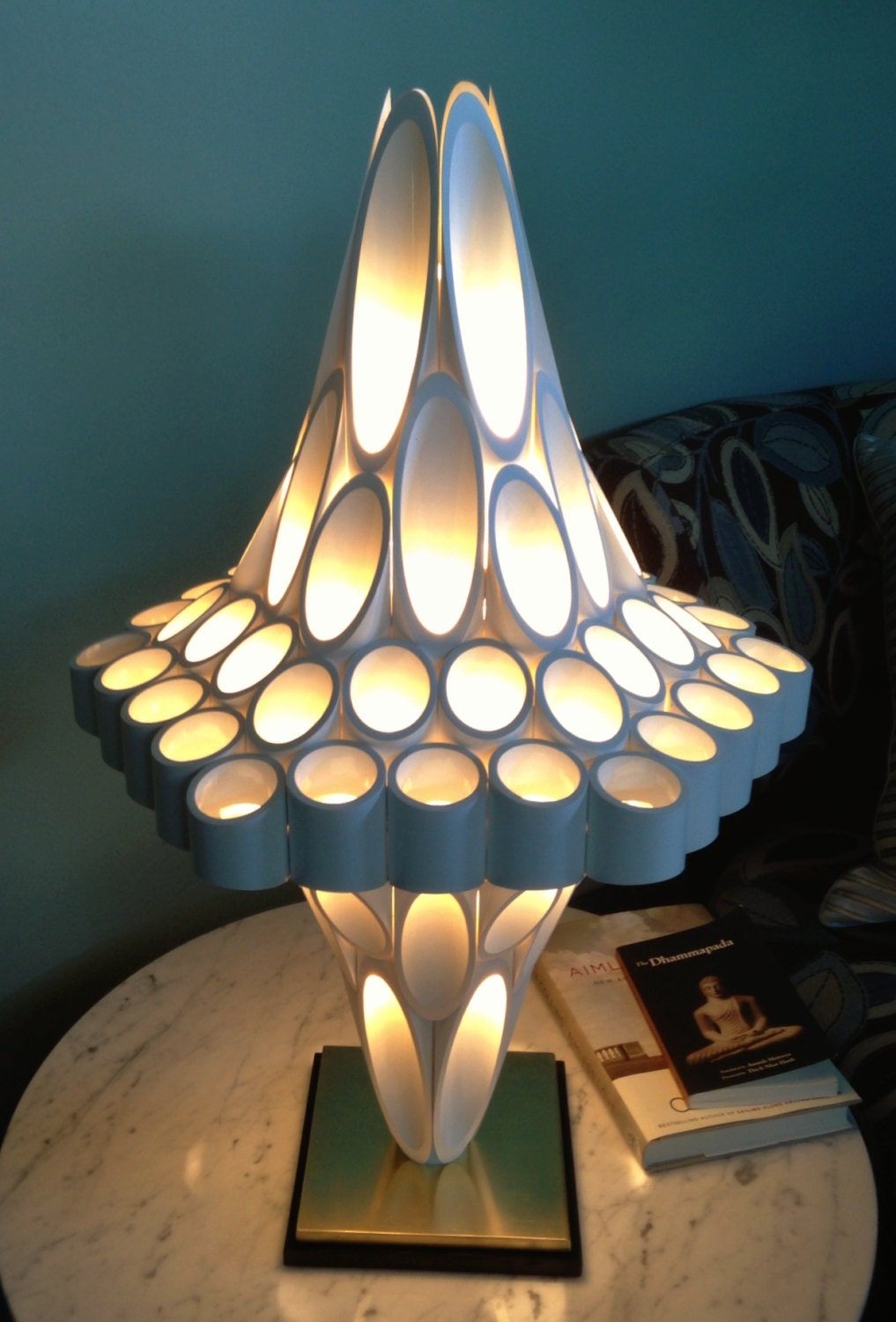 Diamond Organic Light. Rougier Style Lamp. Modern Etsy