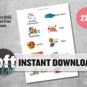 Teacher Labels / Classroom Organization / Stickers / Classroom Labels / Kids Room Labels / Digital Download / Instant Download