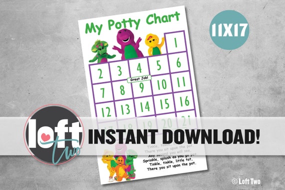 Dinosaur Train Potty Chart