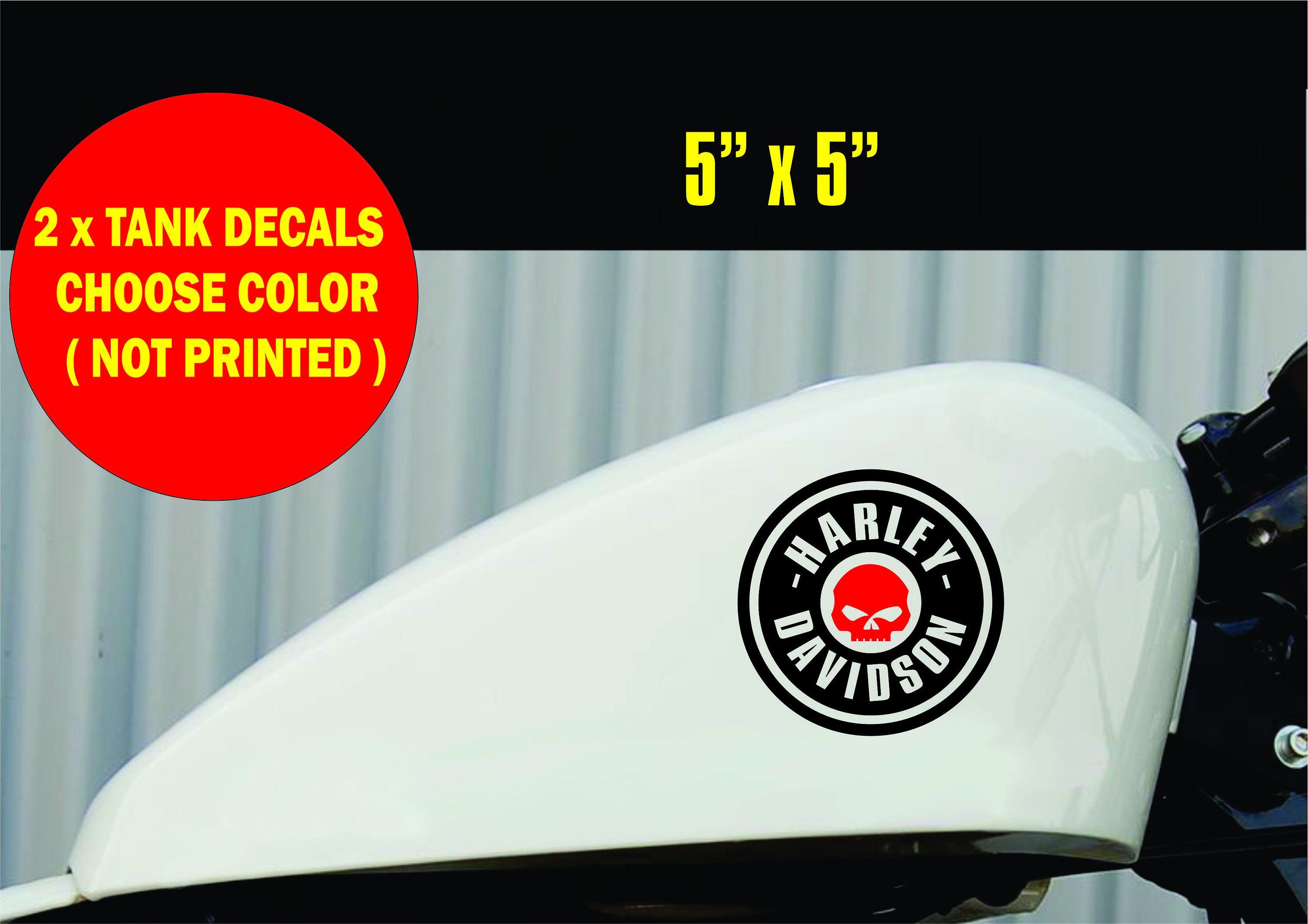 Harley Davidson réservoir dessence STICKER TANK logo Etsy