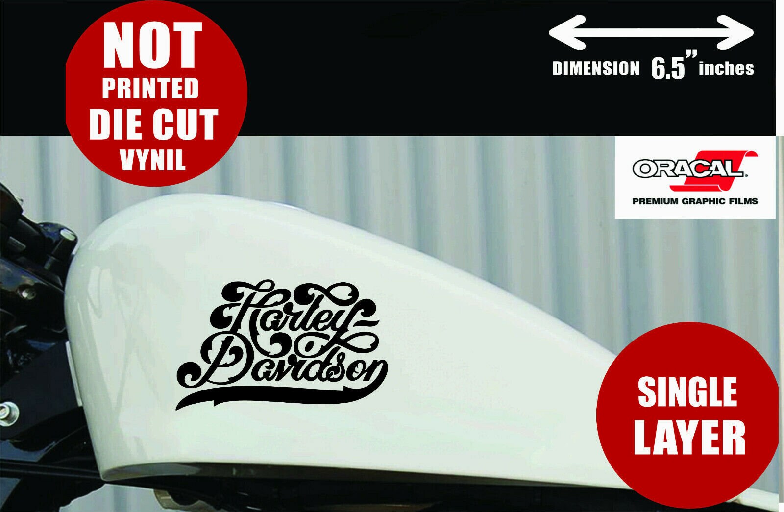 Harley Davidson Gas Tank STICKER TANK Logo Decal Motorcycle Etsy