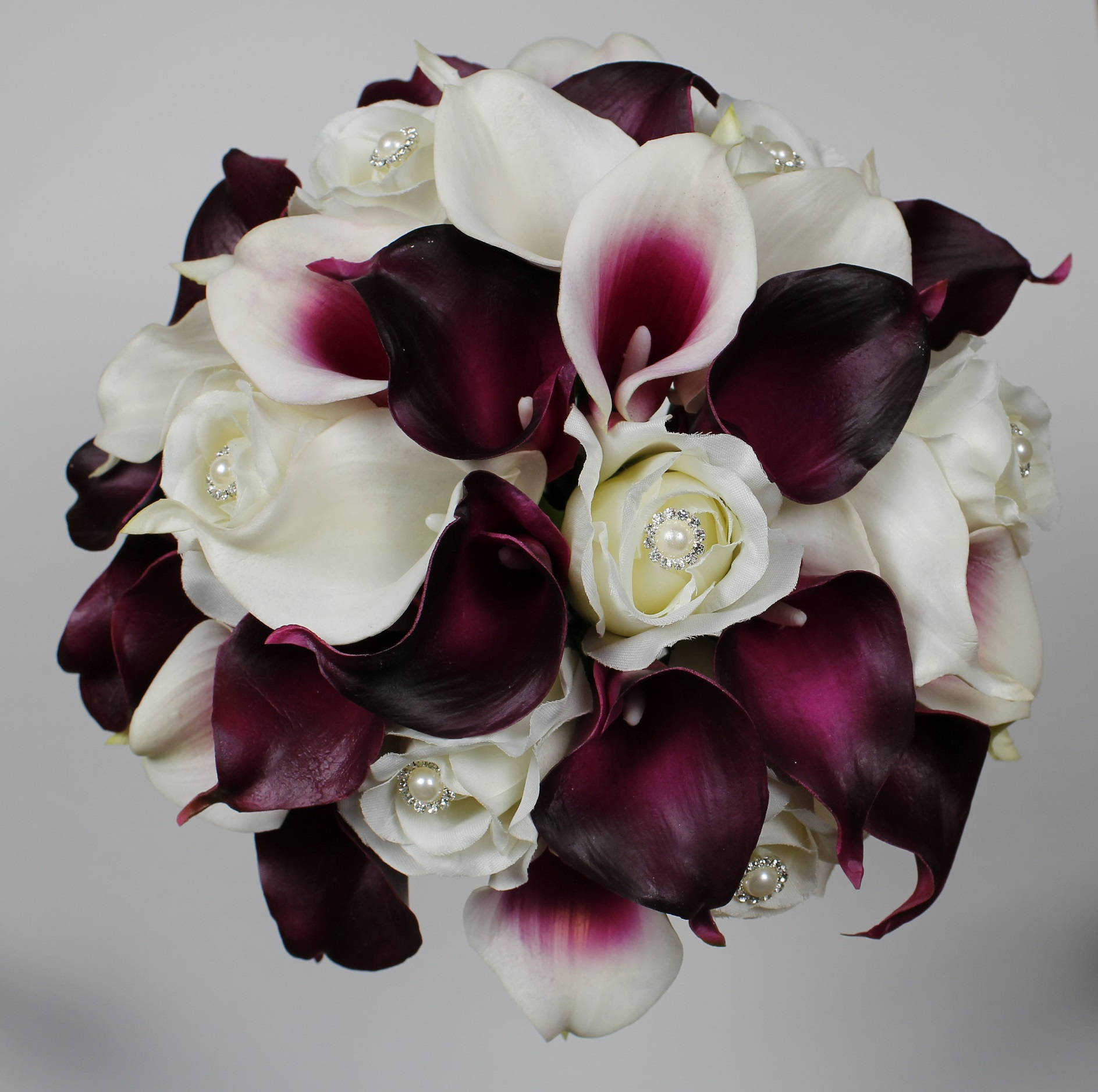 Wedding Bouquet Cranberry Calla Lily Bouquet Cranberry Bouquet - Etsy ...