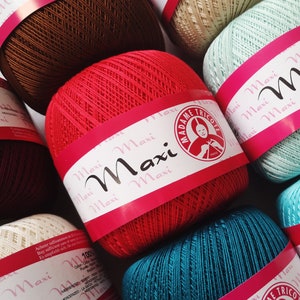 crochet cotton thread size 10, 100g x 616yds, 3ply, mercerized cotton yarn #10