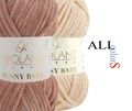 Wolans Bunny Baby Chenille Yarn, Velvet, Plush Yarn 3.52oz 120m 131 yards / Bulky / Amigurumi / Toys / Knitting / Crochet / Polyester yarn product logo