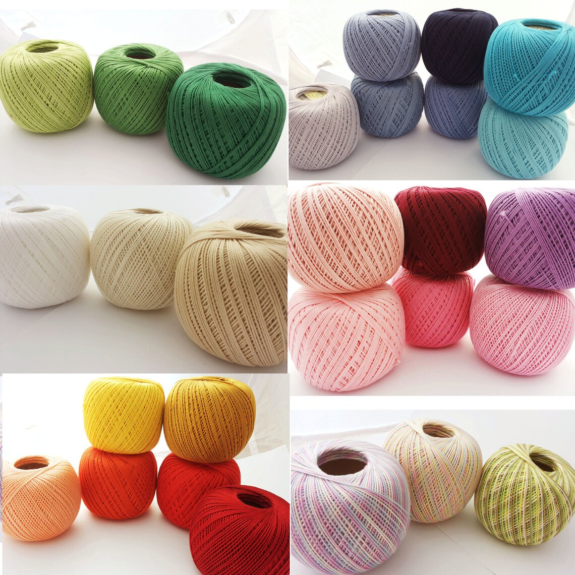 BULK Order 10 crochet cotton thread size 10 50g x 225m lace Etsy