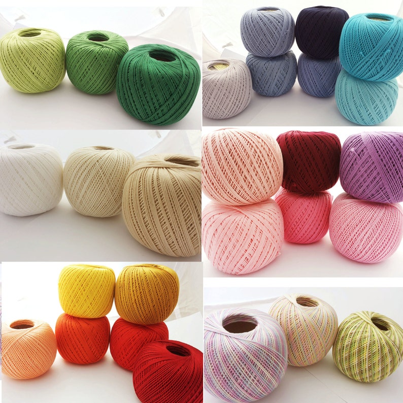 May include: Assortment of colorful yarn balls in various shades of green, blue, pink, red, yellow, beige, and white. The yarn is arranged in stacks and rows.
