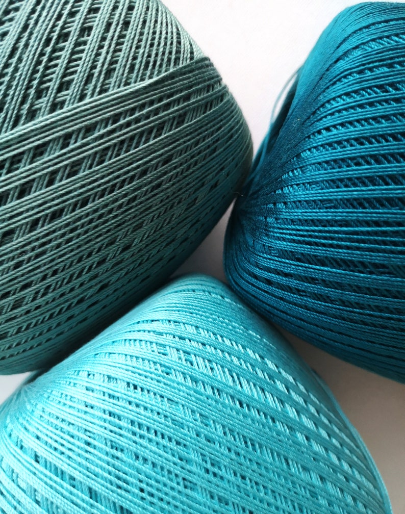 Crochet Cotton Thread Size 10 100g X 616yds 3ply Mercerized Etsy