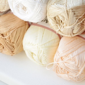 Yarnart Begonia 100% merceriserat bomullsgarn stickning virkning 50g 169 m mjukt fint garn för amigurumi, filtar, halsdukar och babykläder bild 11