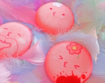 Anime Cute Squishy Button Badge Tako