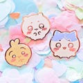 Little Friends Doodle Cartoon Animals Enamel Pin Chiikawa product logo