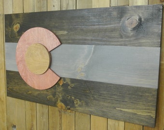 3D Rustic Colorado Flag