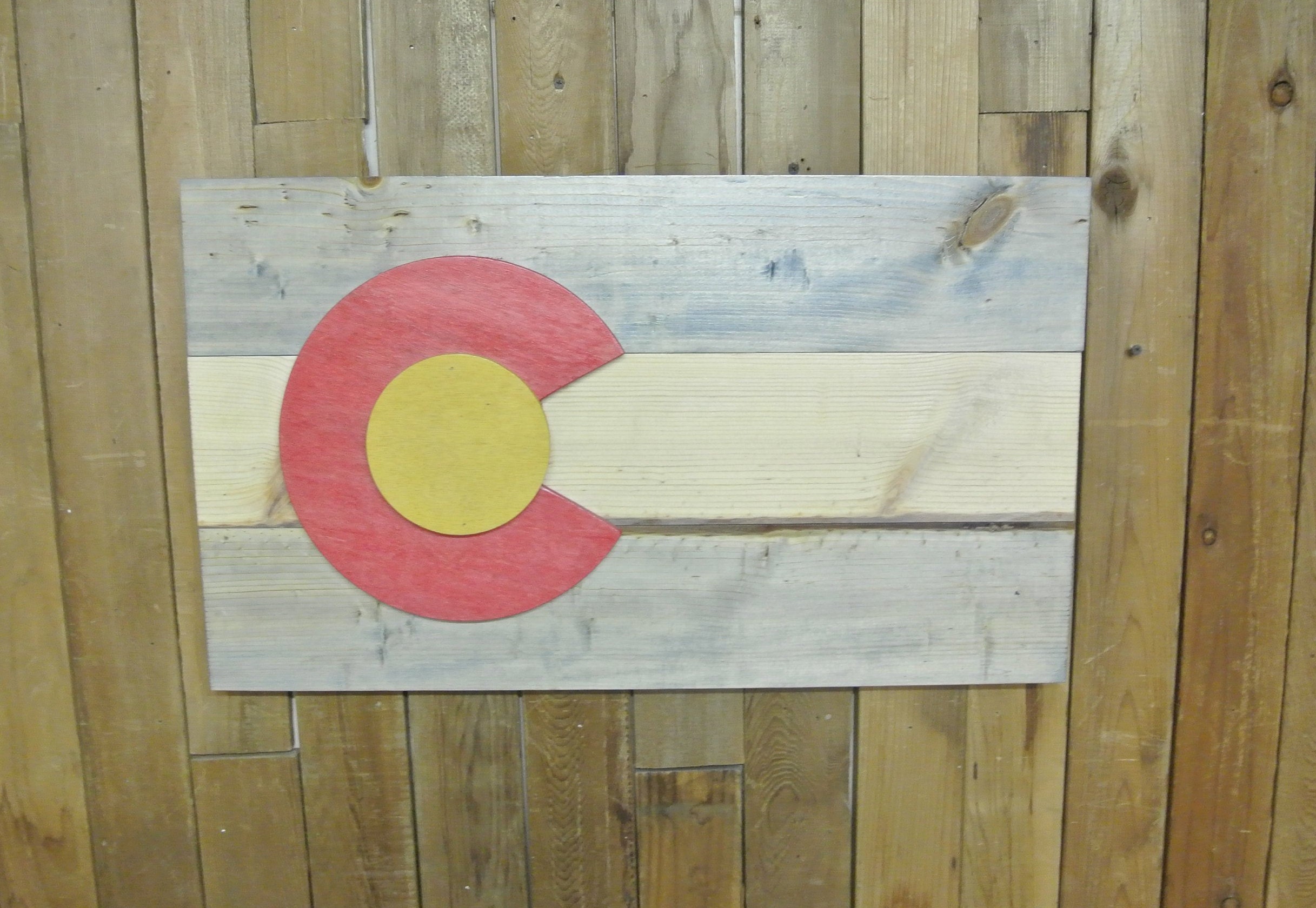 3D Colorado Flag Wall Art 5280 Denver Mile High Broncos D Etsy
