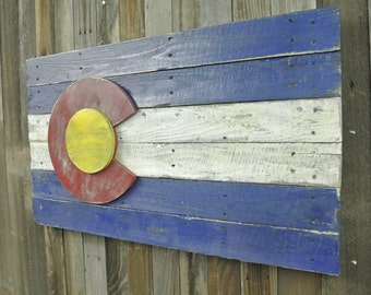 Bandera de Colorado en 3D
