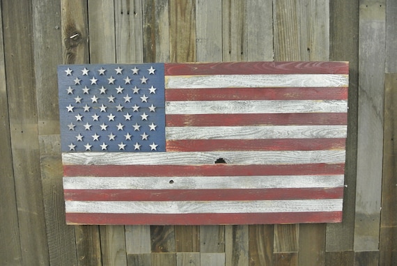 Hand Made American Flag with Star Spangled Banner