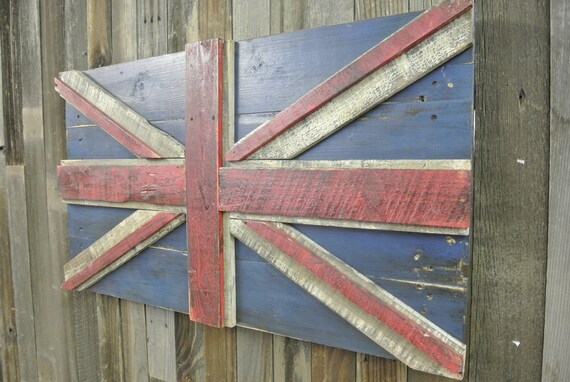 3d Distressed Union Jack Drapeau Britannique Angleterre Etsy