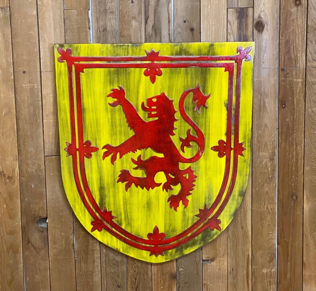 Scottish Rampart 3D Rampart Lion / Scotland Royal Coat of Arms - Etsy