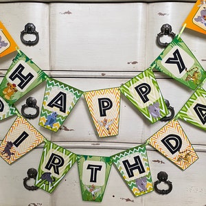 Lion Guard Themed - Happy Birthday Banner - Customizable - Disney Jr.,