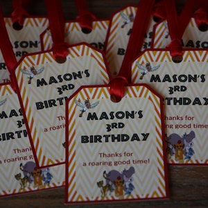 Lion Guard Themed Party *** CUSTOMIZABLE *** Favor Tags - Gift Tags - Thank You Tags - Sold in Lots of 8 - Disney Jr.