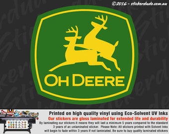 John deere sticker Etsy