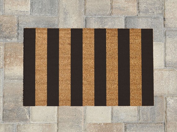 Striped Doormat Multiple Sizes Extra Large Doormat Large Etsy