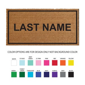 48x96 inch custom coir doormat, 1/2 inch thick and comes in multiple sizes and color options. This Custom welcome doormat traps dirt and stops it from entering your home, keeping your floors cleaner, longer.