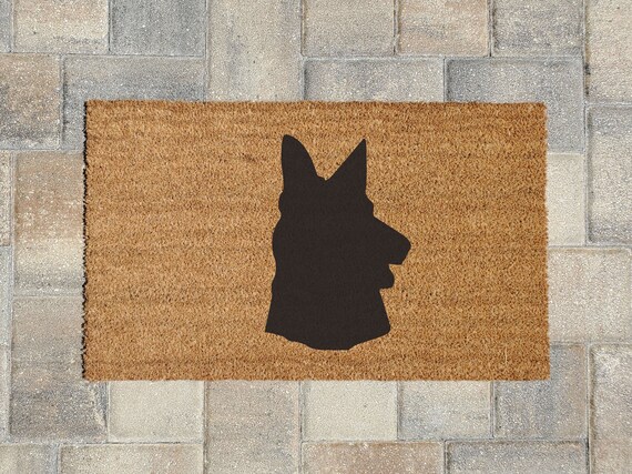 German Shepherd Door Mat Gsd Multiple Doormat Sizes Welcome Mat Dog Lover Home Decor Doormat